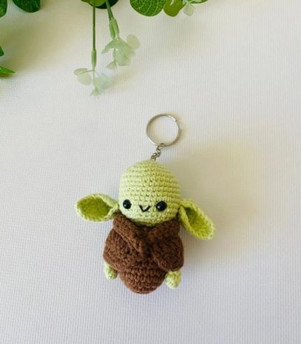 baby yoda anahtarlık amigurumi