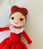 Kırmızı Şirin Bebek Amigurumi Oyuncak Kırmızı Şirin Bebek Amigurumi Oyuncak