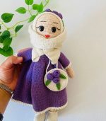Mor Aden Tesettürlü Bebek Amigurumi Mor Aden Tesettürlü Bebek Amigurumi
