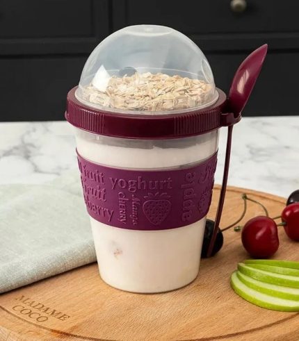 Pansy Kaşıklı Atıştırmalık Kabı 600 ml 213JSERI