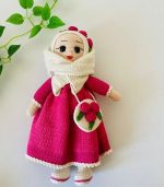 Pembe Aden Tesettürlü Bebek Amigurumi