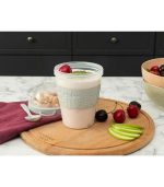 Soft Yeşil Pansy Kaşıklı Atıştırmalık Kabı