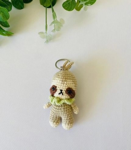 Tembel Hayvan Anahtarlık Amigurumi