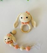 Uzunkulak Tavşan Üçlü Set Amigurumi