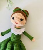 Yeşil Şirin Bebek Amigurumi Oyuncak