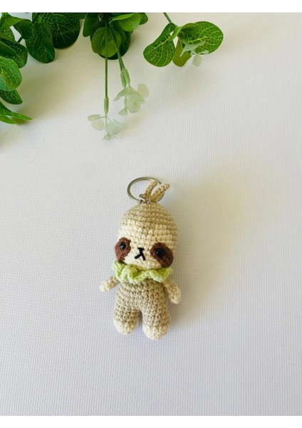 Adenya Sepeti Adenya Amigurumi Tembel Hayvan Anahtarlık