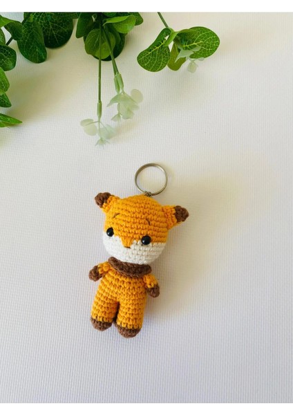 Adenya Sepeti Adenya Amigurumi Tilki Anahtarlık