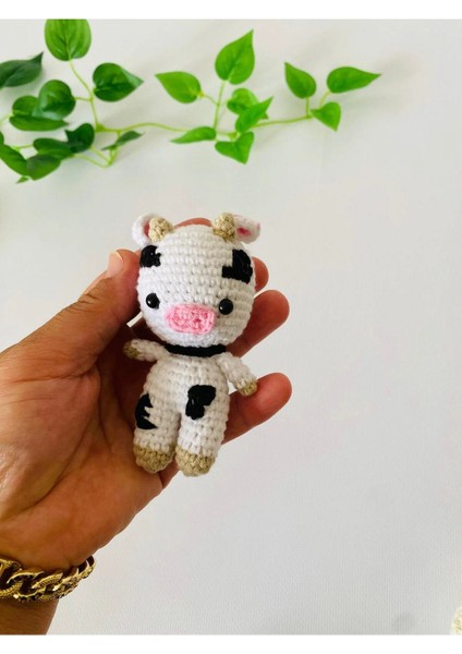 Adenya Sepeti Adenya Amigurumi Inek Anahtarlık