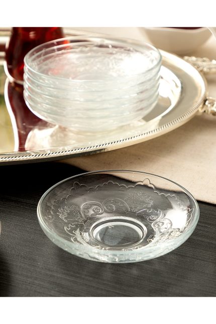 Madame Coco Roselin 6-Lı Çay Tabağı Seti Şık Tasarım ile Sofra Mutfak Gereçleri